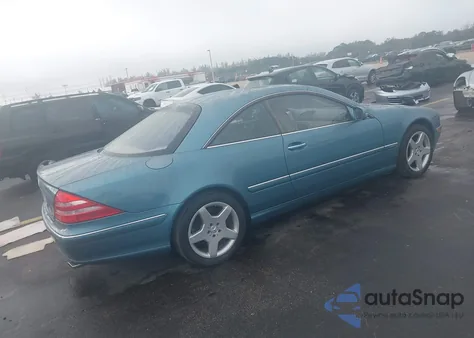 2001 Mercedes-Benz Cl 600 from USA, damaged, VIN WDBPJ78J11A017661